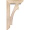 Ekena Millwork Westlake Slat Smooth Bracket w/ Offset Brace, Douglas Fir, 5 1/2"W x 16"D x 28"H BKT0604X16X28WTL06SDF - alternate 2